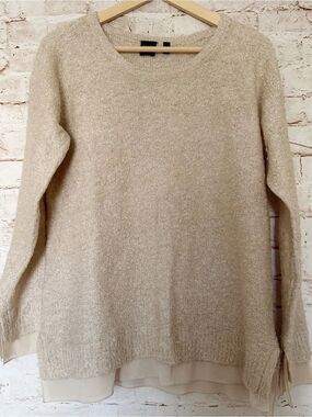 Blue Saks Fifth Avenue mohair wool sweater